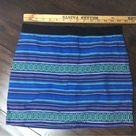 American Eagle mini skirt zipper back elastic high waist - Picture 4 of 7